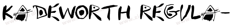 Kadeworth Regula字体转换